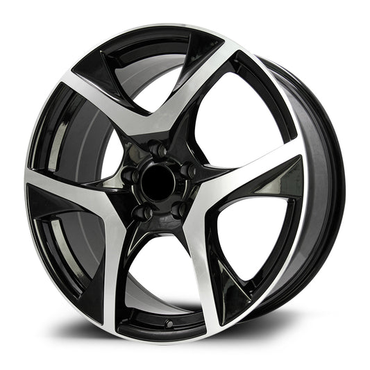 HSV GEN-F2 Clubsport R8 20'' Gloss Black Machined Face Replica Wheels